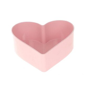4A Melamine Heart | Colour: Pink | Length 22 centimetre | Width 20 centimetre | Height 7.5 centimetre | Per 10 hearts