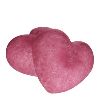 4A Aroma Heart Peony | Colour: Dark pink | Diameter 4.5 centimeter | Width 2 centimeter | Per 18 hearts