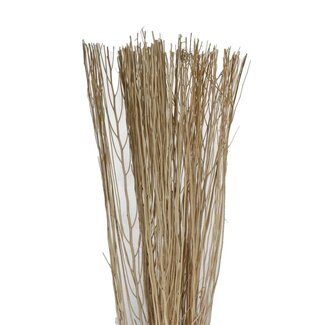 4A Gedroogde Yanagi Takken | Kleur: Bruin | Droogdecoratie | Gewicht 250 gram | Lengte 85 centimeter | Per bos