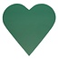 Oasis Steekschuim FF Hart | Kleur: Groen | Lengte 46 centimeter | Breedte 45 centimeter | Per 2 harten