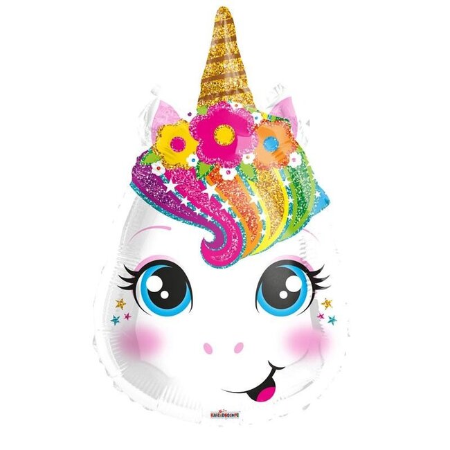 Party! Balloon “Unicorn” | Colour: Mixed Colours | Diameter 45 centimeter | Per 10 balloons