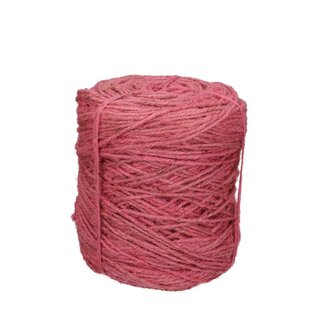 4A Flax Rope Thread | Colour: Pink | Diameter 3.5 millimeter | Weight 1 kilo | Per roll