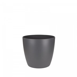 4A Plastic Flowerpot Plant pot "Brussel" | Colour: Grey | Diameter 7 centimeter | Height 6 centimeter | Per 12 flowerpots