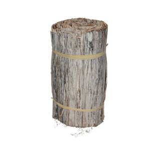 4A Getrocknete Bananenrolle | Farbe: Natürlich Weiß | Trocken-Dekoration | Durchmesser 12 Zentimeter | Länge 20 Zentimeter | Pro Rolle