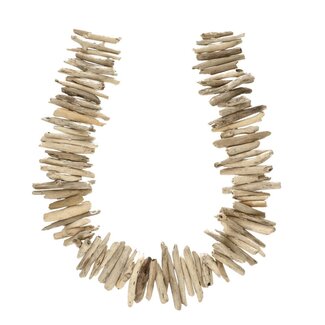4A Gedroogde Drijfhout Slinger | Kleur: Lichtbruin | Droogdecoratie | Lengte 100 centimeter | Per slinger