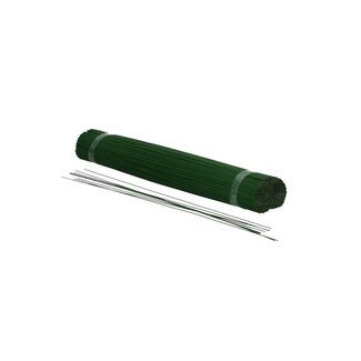 4A Gelakt Bloemendraad stomp | Kleur: Donkergroen | Diameter 0.8 millimeter | Lengte 30 centimeter | Gewicht 2.5 kilo | Per doos