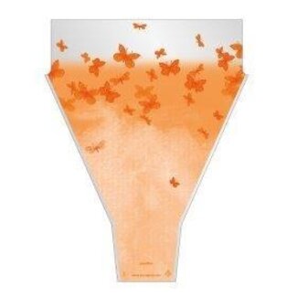 4A Hoezen Papillon | Kleur: Oranje | Lengte 50 centimeter | Breedte 35 centimeter | Hoogte 10 centimeter | Per 50 hoezen