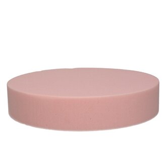 4A Oasis Coloured Floral Foam Cake | Colour: Light pink | Diameter 25 centimeter | Height 5 centimeter | Per 2 cakes