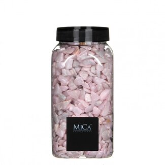 4A Gravel | Colour: Light pink | Diameter 10 - 15 millimetre | Bag contents 1 kilo | Per bag