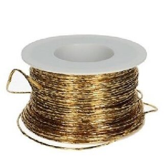 4A Paper Wire | Colour: Gold-coloured | Diameter 2 millimetre | Length 100 metre | Per roll