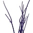 Gedroogde Mitsumata vlok Takken | Kleur: Paars | Droogdecoratie | Lengte ± 115 centimeter | 3 takken per bos | Per bos