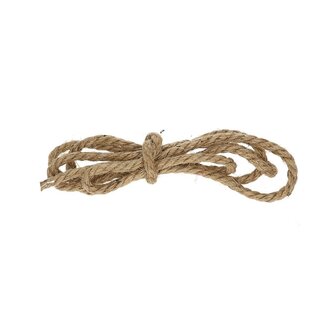 4A Rope Wire | Colour: Light brown | Diameter 10 millimeter | Length 2 meter | Per roll