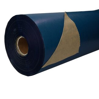 4A Papier op rol | Kleur: Blauw | Breedte 60 centimeter | 50 gram/m2 | Gewicht 12 kilo | Per rol