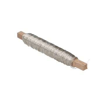 4A Enamelled Copper Wire | Colour: Silver-coloured | Diameter 0.5 millimeter | Weight 100 gram | Per roll