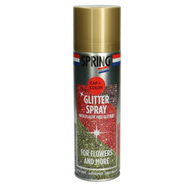 Spray paint Colour spray Glitter | Colour: Gold-coloured | Content 300 millilitre | Per spray can