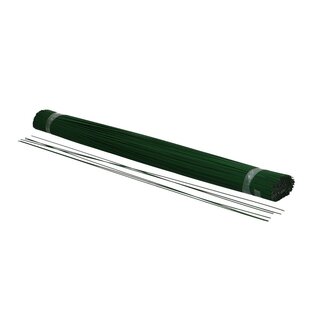 4A Lacquered floral wire | Colour: Dark green | Diameter 1.0 millimeter | Length 45 centimeter | Weight 2.5 kilo | Per box