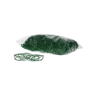 4A Elastic bands | Colour: Green | Diameter 60 millimetre | Thickness 1.5 millimetre | Weight 1 kilo | Per bag