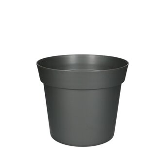 4A Plastic Flowerpot Plant pot | Colour: Grey | Diameter 21 centimeter | Height 17.5 centimeter | Per flowerpot