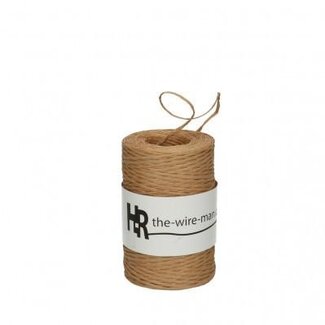 4A Bindebast Wire | Colour: Light brown | Diameter 0.4 millimeter | Length 205 meter | Per roll