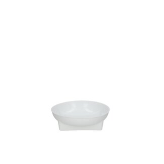 4A Kunststof Schaal | Kleur: Natuurlijk Wit | Diameter 16 centimeter | Per 25 schalen