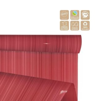 4A Foil on roll “Ritmic” | Colour: Bordeaux red | Width 80 centimeter | Length 40 meter | Per roll