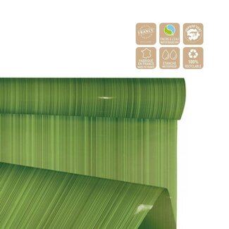 4A Folie op rol “Ritmic” | Colour: Dark green | Width 80 centimeter | Length 40 meter | Per roll