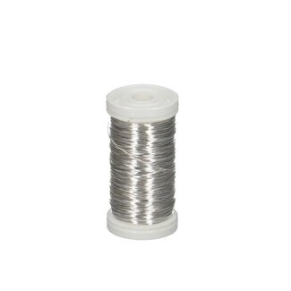 4A Metal Wire | Colour: Silver-coloured | Diameter 0.3 millimeter | Weight 100 gram | Per roll