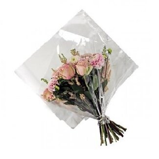 4A Hoezen Quadra OPP35 | Kleur: Transparant | Lengte 40 centimeter | Hoogte 40 centimeter | Per 50 hoezen