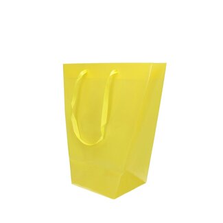 4A Bags Gift bags | Colour: Yellow | Width 24 - 11 centimeter | Height 26 centimeter | Per 10 bags