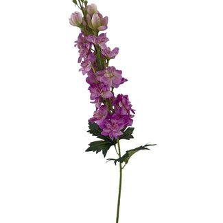 Arti Flora Delphinium Artificial flower | Colour: Lilac-coloured | Delphinium artificial flowers | Length ± 70 centimeter | Per piece