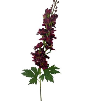 Arti Flora Delphinium Artificial Flower | Colour: Dark purple | Delphinium artificial flowers | Length ± 70 centimetre | Per piece