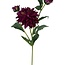 Dahlia Artificial Flower | Colour: Fuchsia | Length ± 60 centimetre | 3 flower heads per stem | Per piece