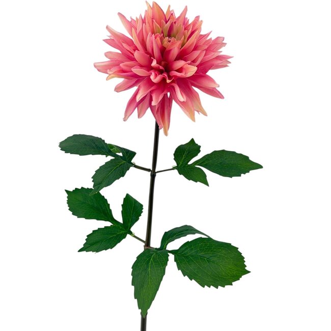 Dahlia Kunstbloem | Kleur: Roze | Lengte ± 70 centimeter | Per kunstbloem