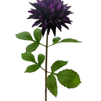 Arti Flora Dahlia Artificial flower | Colour: Purple | Length ± 70 centimetre | Per piece