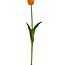 Tulip Artificial Flower | Colour: Orange | Tulipa artificial flowers | Length ± 45 centimetre | Per piece