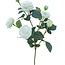 Mini Rose Artificial Flower | Colour: Natural White | Rose artificial flowers | Length ± 70 centimetre | Per piece
