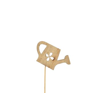 4A Watering can dibber | Colour: Light brown | Diameter watering can 4.5 centimetre | Length dibber ± 12 centimetre | Per 24 dibbers