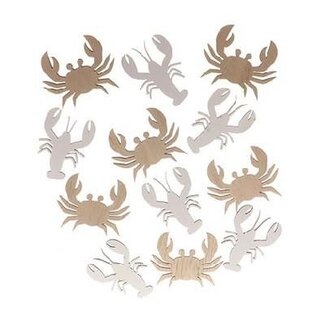 4A Decorative Crab and Lobster | Colour: Mixed Colours | Length 4 centimetre | Per 12 pieces