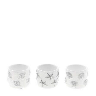 4A Ceramic Plant Pot “Breeze” | Colour: Grey | Diameter 11 centimetre | Height 9.5 centimetre | Per 6 plant pots