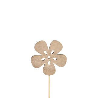 4A Flower stake | Colour: Light brown | Diameter 7 centimetre | Length stake ± 12 centimetre | Per 24 stakes