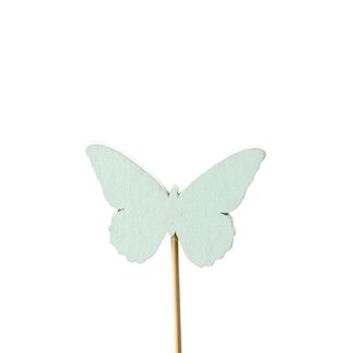 4A Butterfly Ivy Support stake | Colour: Light blue | Diameter 6 centimeter | Length support stake ± 12 centimeter | Per 24 support stakes