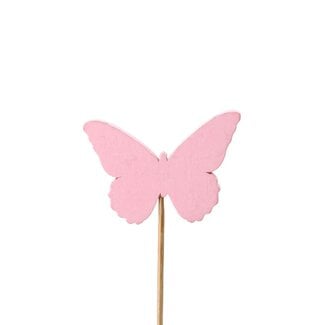 4A Butterfly Ivy Support Stake | Colour: Pink | Diameter 6 centimetre | Length of stake ± 50 centimetre | Per 25 stakes