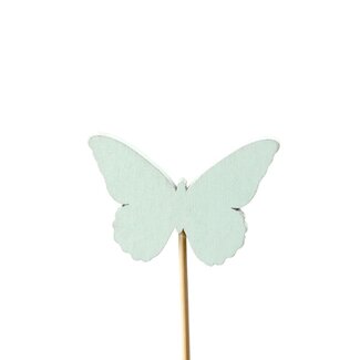 4A Butterfly Ivy Support Stake | Colour: Light blue | Diameter 6 centimeter | Length support stake ± 50 centimeter | Per 25 support stakes