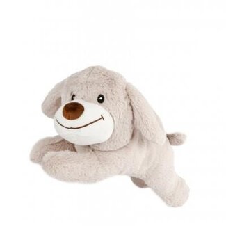 4A Dog Plush | Colour: Grey | Soft Toy | Height 30 centimeter | Per 4 dogs