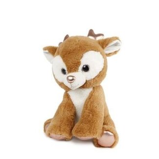 4A Baby Reindeer Cuddly Toy | Colour: White Brown | Soft Toy | Height 30 centimeter | Per 2 reindeer