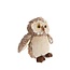 Owl Cuddly Toy | Colour: White Brown | Soft Toy | Height 18 centimetre | Per 2 owls