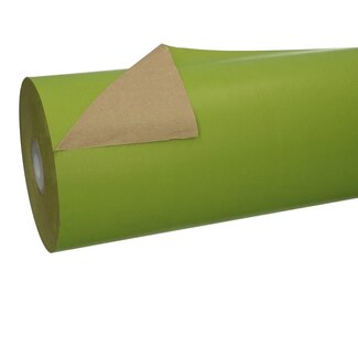 4A Paper on roll | Colour: apple green | Width 60 centimeter | 50 gram/m2 | Weight 12 kilo | Per roll