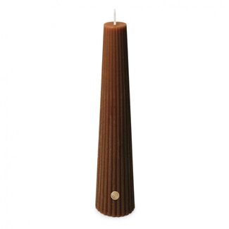4A Obelisk Candle | Colour: Brown | Diameter 4.5 centimetre | Height 25 centimetre | Burn time 25 hours | Per 6 candles
