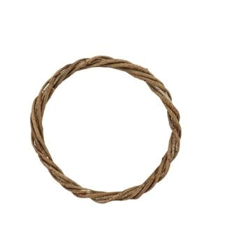 4A Dried Twisted Twig Ring Dried decoration | Colour: Brown | Diameter 45 centimeter | Height 3.5 centimeter | Per ring