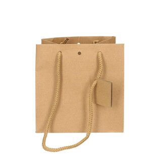 4A Bags “Gift bag” | Colour: Brown | Length 18 centimeter | Width 18 centimeter | Per 10 bags